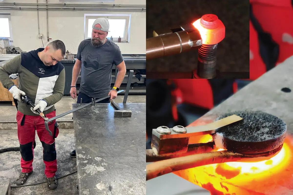 Ukázka indukčního ohřevu