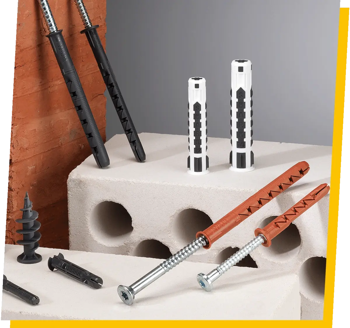 Shark twist hmoždinky